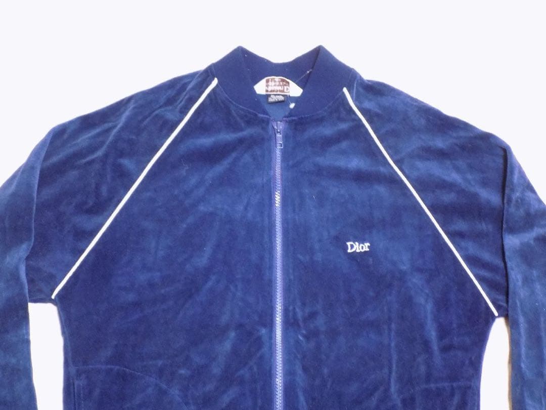 オ*ー様 90sクリスチャンディオール ベロア ジャージ トラック ジャケット