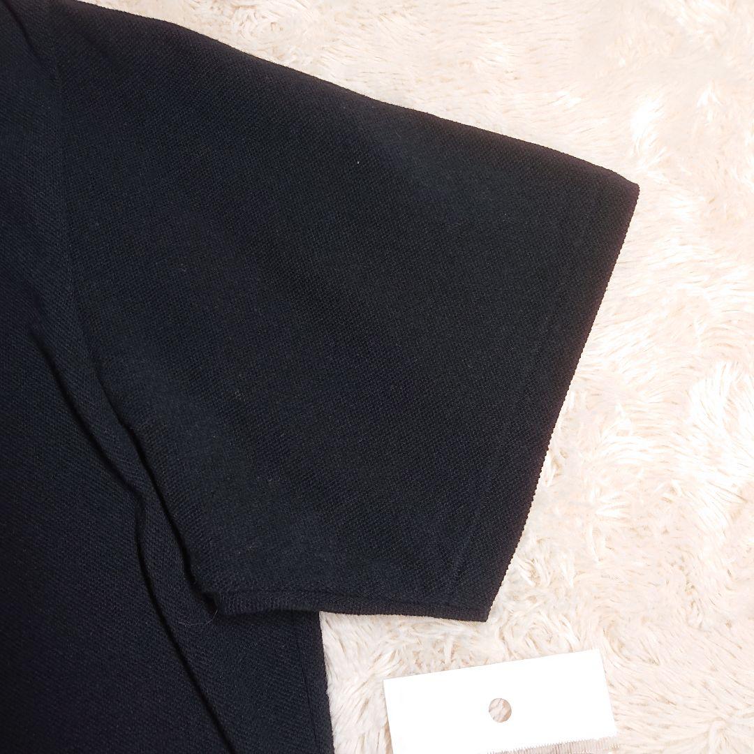 HUMAN MADE ビッグポロシャツ ブラック M ハートボタン ロゴパッチ