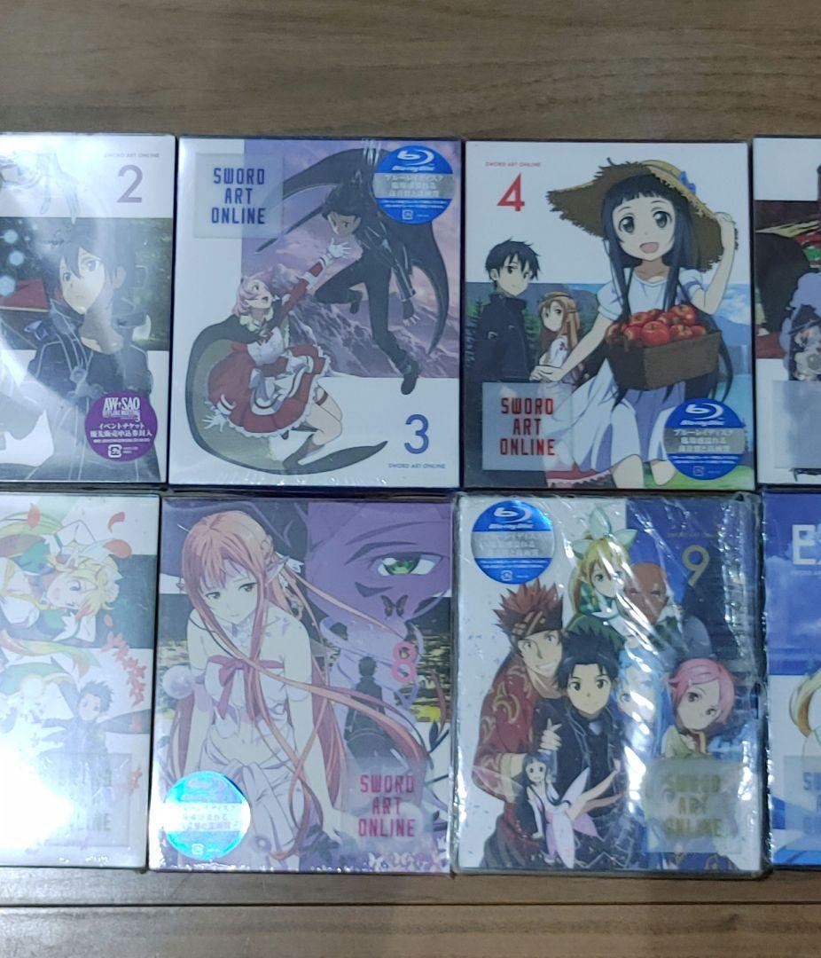 新品 ソードアート・オンライン Blu-ray 限定版　全9巻　EXセット