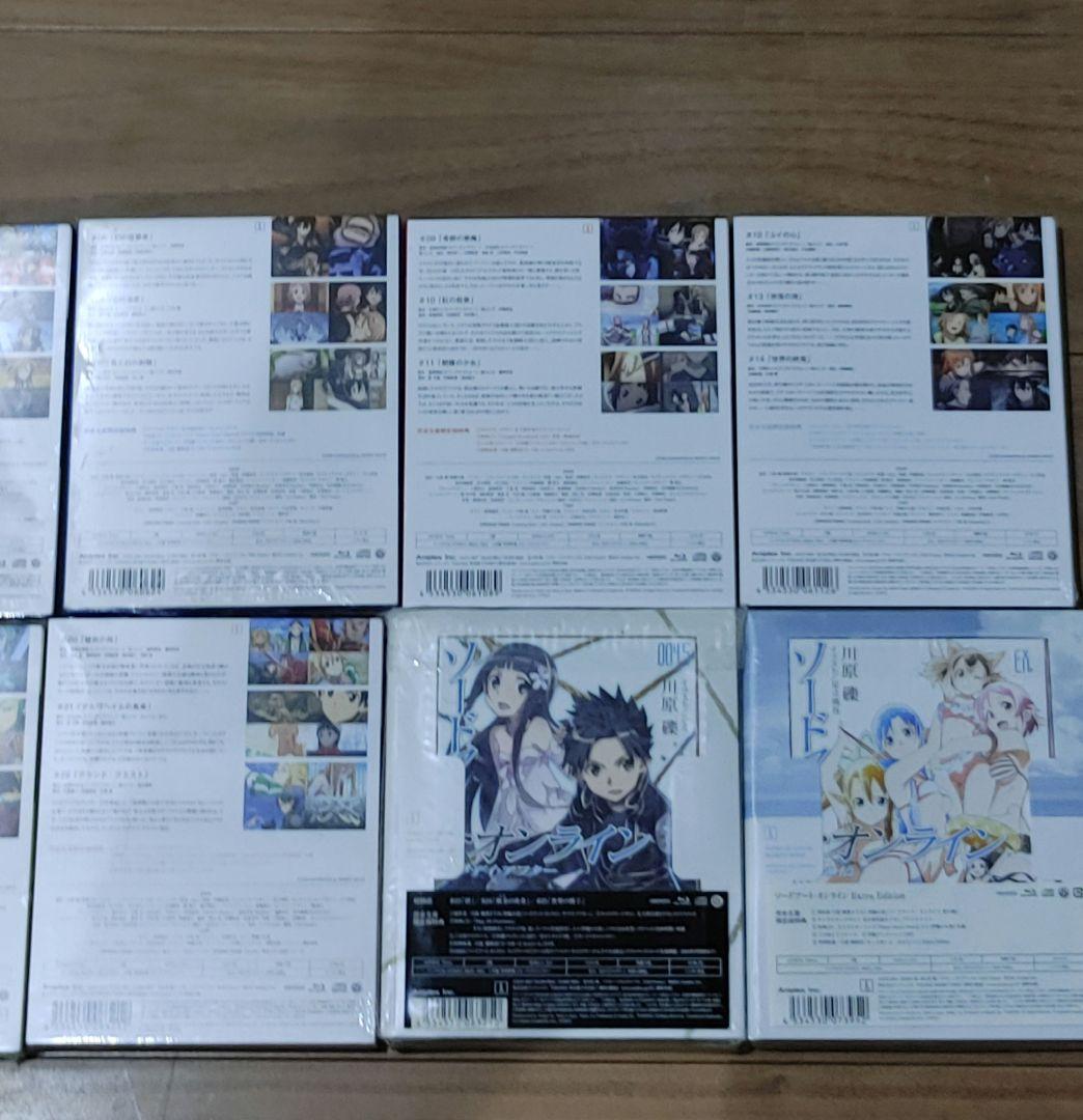 新品 ソードアート・オンライン Blu-ray 限定版　全9巻　EXセット