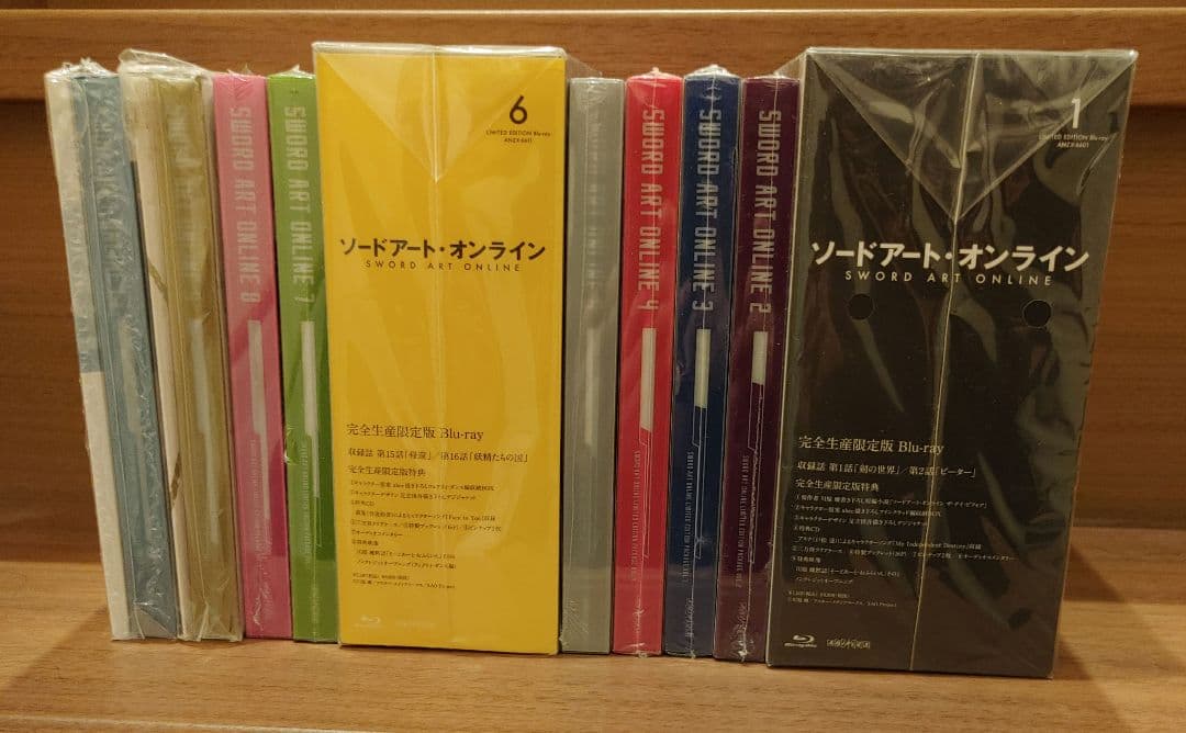 新品 ソードアート・オンライン Blu-ray 限定版　全9巻　EXセット