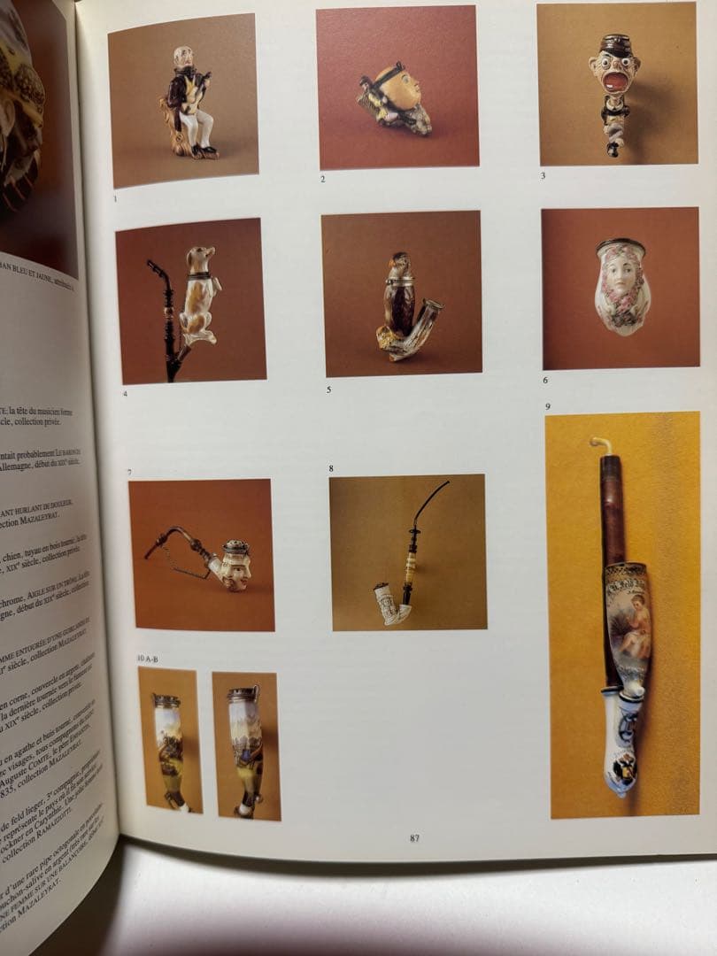 アンティークパイプ図録 Pipes et Fumeurs de Pipes 洋書