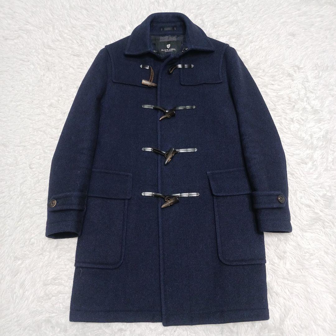 ブラックレーベルクレストブリッジ　ダッフルコート　ネイビー　水牛トグル　M