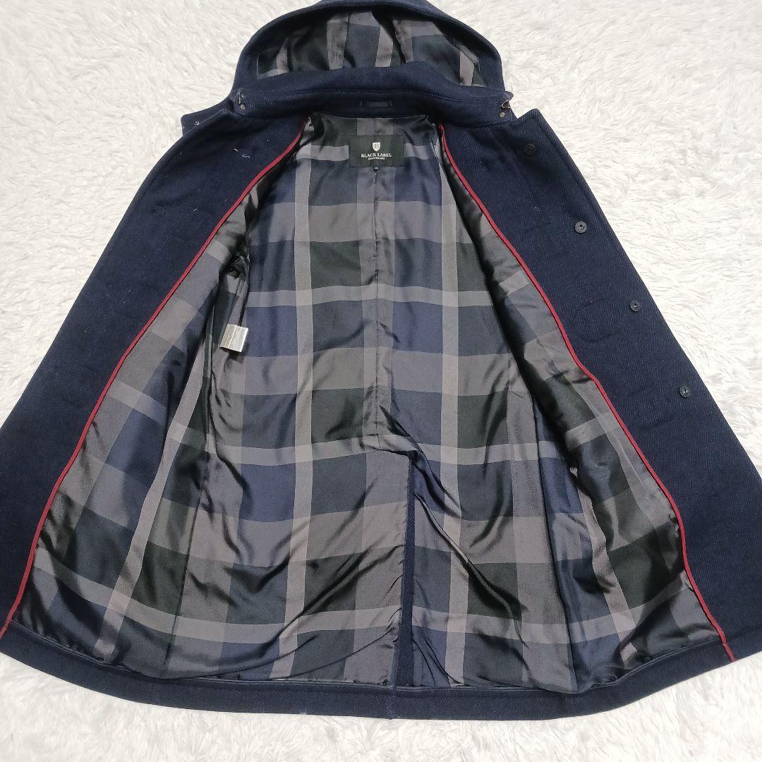 ブラックレーベルクレストブリッジ　ダッフルコート　ネイビー　水牛トグル　M