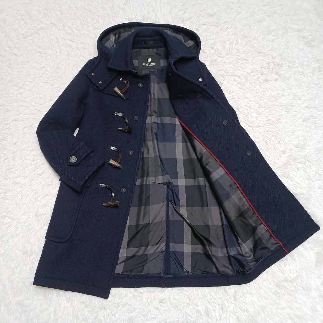 ブラックレーベルクレストブリッジ　ダッフルコート　ネイビー　水牛トグル　M