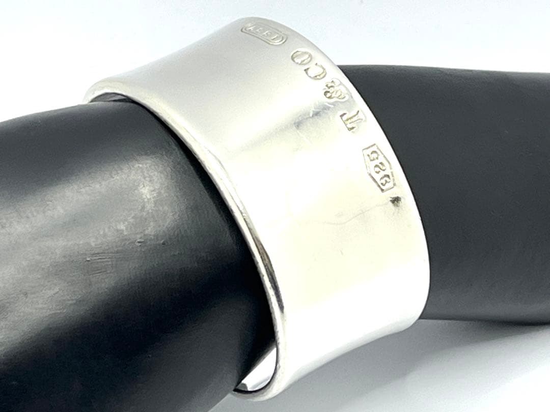 h237 ティファニー　1837 ワイド　カフ　バングル　シルバー　925