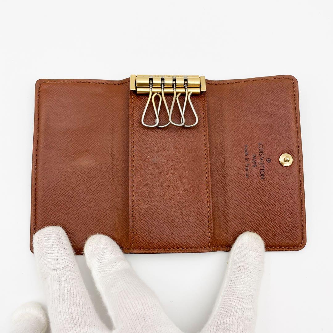 【最高級美品】ルイヴィトン モノグラム ミュルティクレ4 キーケース