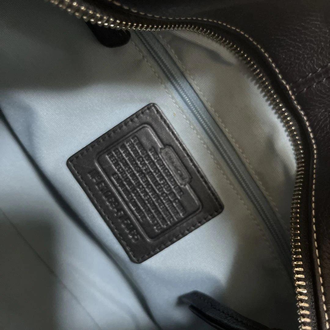 【coach】ショルダーバック　肩がけバック レザーバック　wayバック　黒