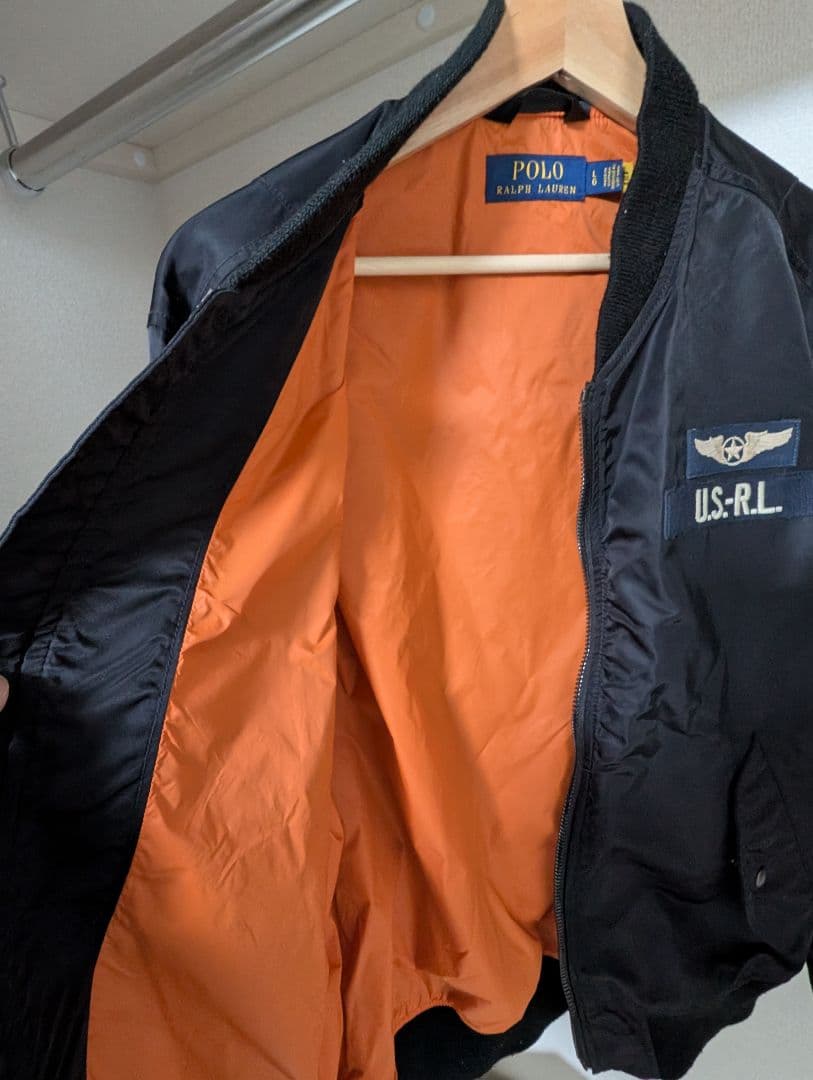 Polo Ralph Lauren MA-1 フライトジャケット ブラック