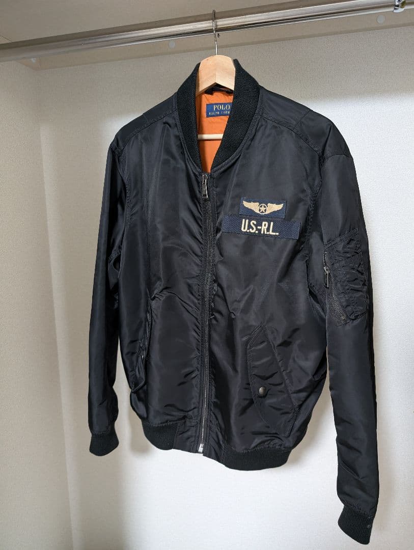 Polo Ralph Lauren MA-1 フライトジャケット ブラック