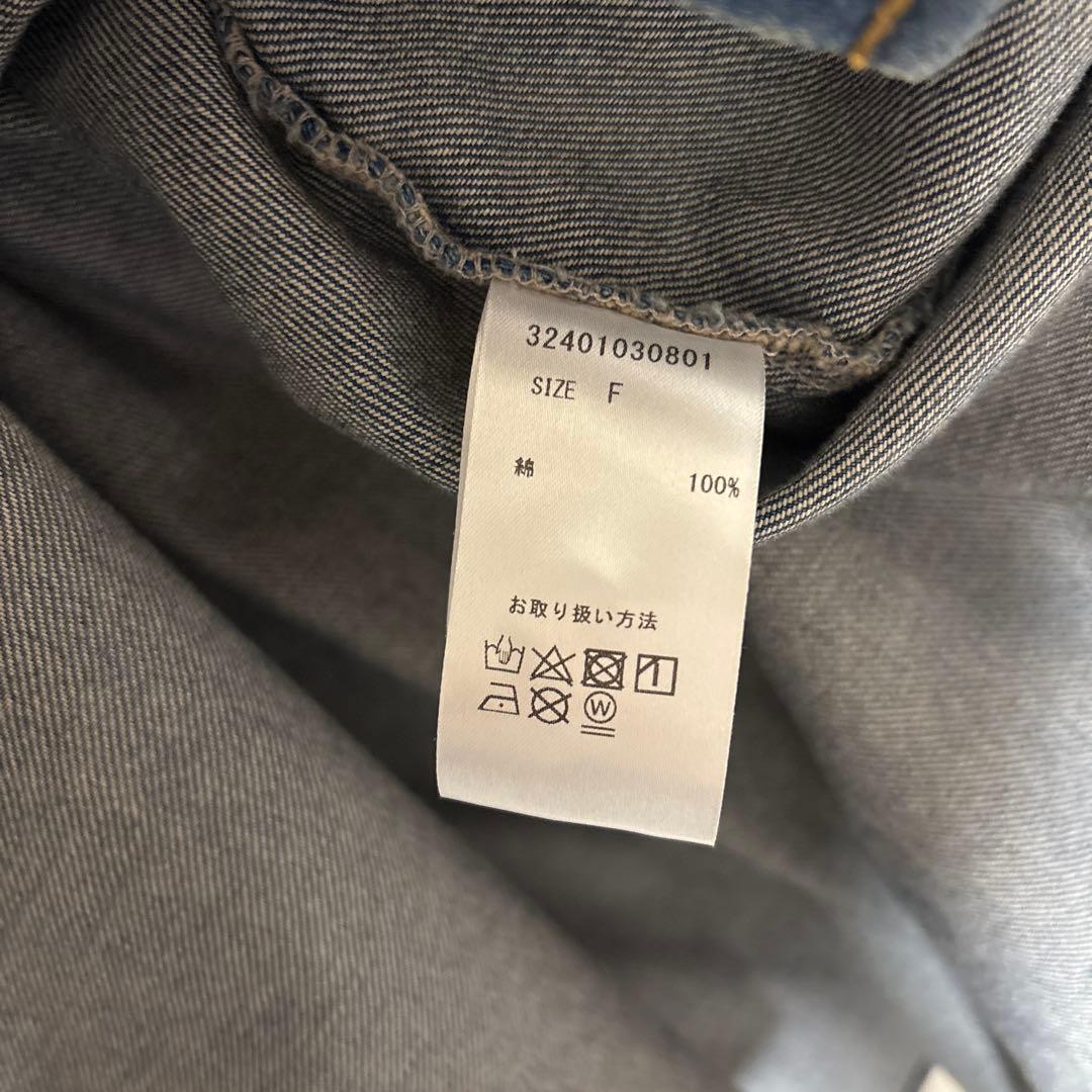 最終値下efu エフ/OVER DENIM SHIRT デニムシャツ ジャケット