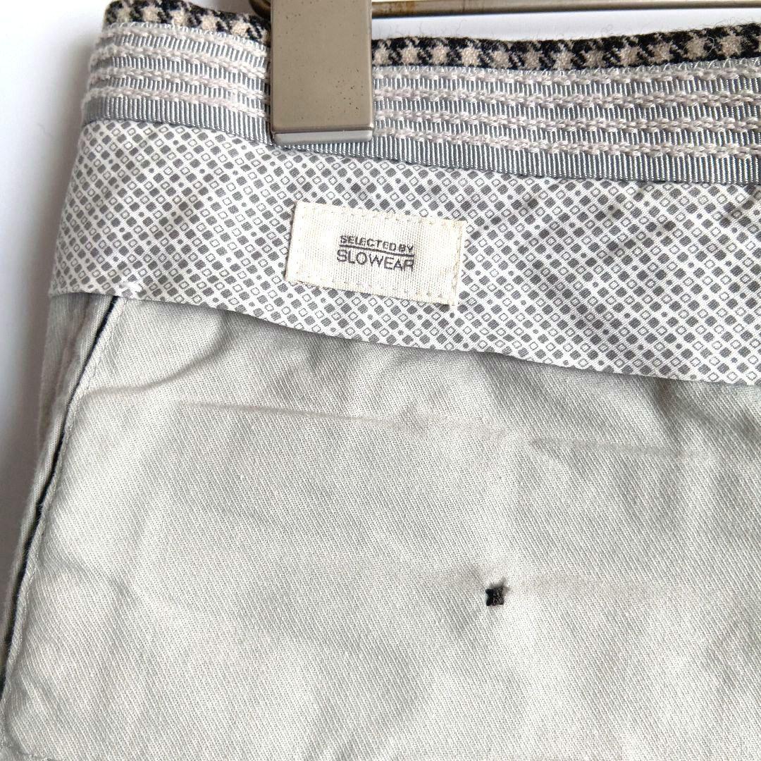 INCOTEX インコテックス スラックス グレーチェック 44 イタリア製