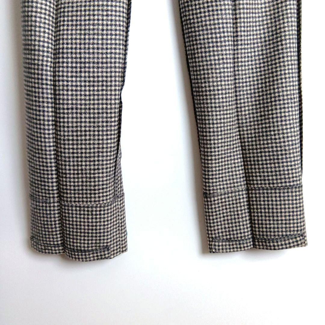 INCOTEX インコテックス スラックス グレーチェック 44 イタリア製