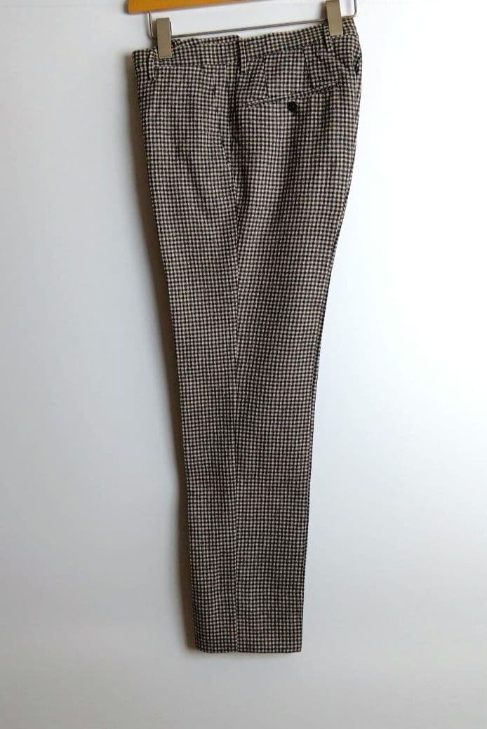 INCOTEX インコテックス スラックス グレーチェック 44 イタリア製