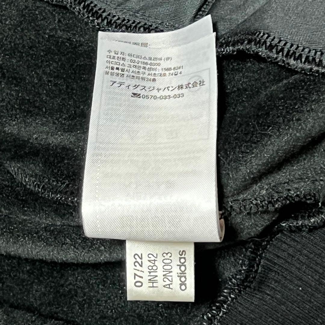 adidas タイショーンTYSHAWN ベロアジャージセットアップ ブラック