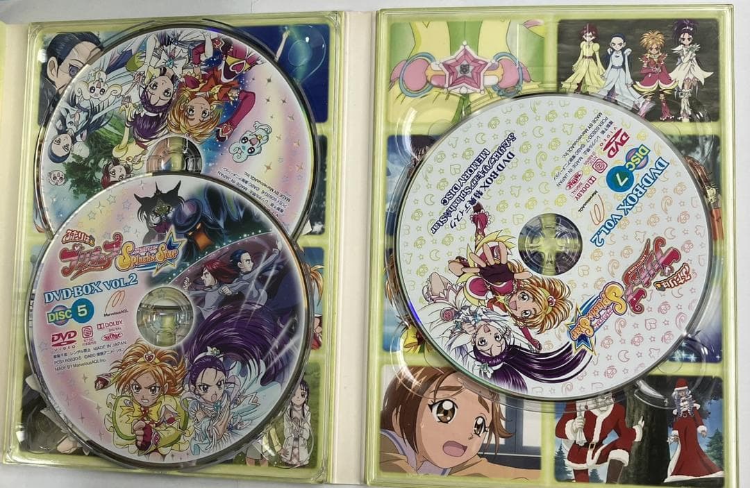 初回限定 帯付き ふたりはプリキュア スプラッシュスター DVD BOX 1＆2