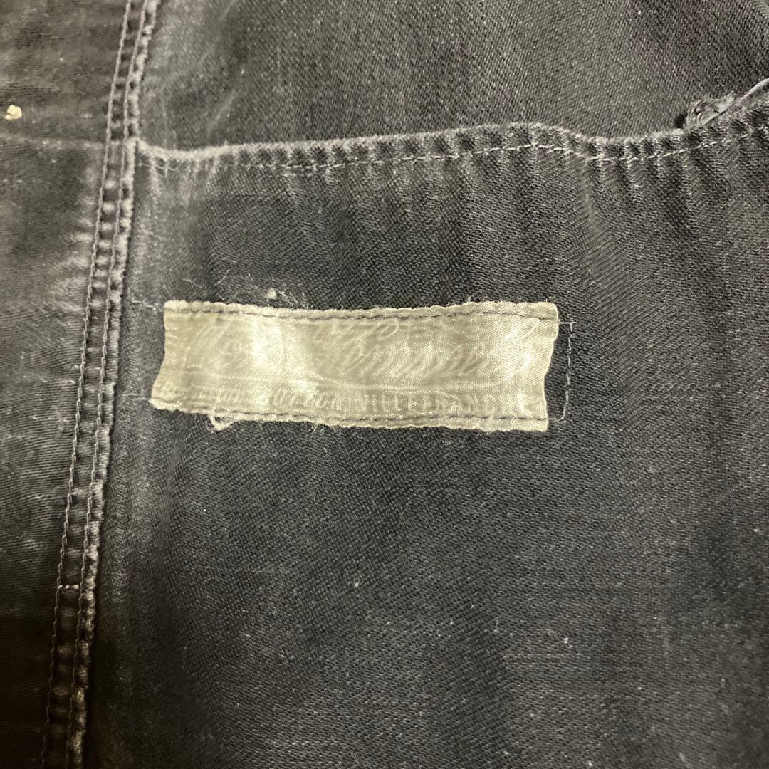 1950年代 ブラックモールスキン カバーオール