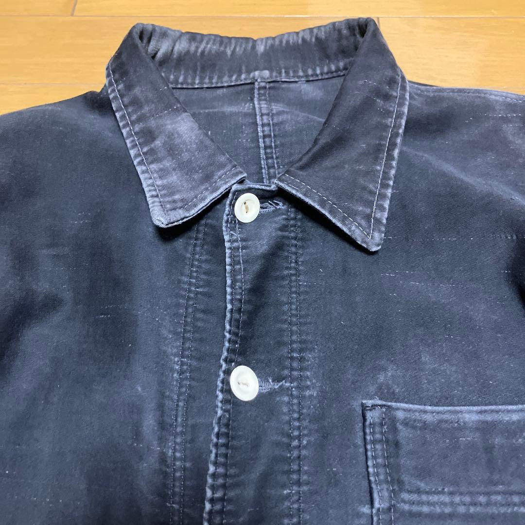 1950年代 ブラックモールスキン カバーオール