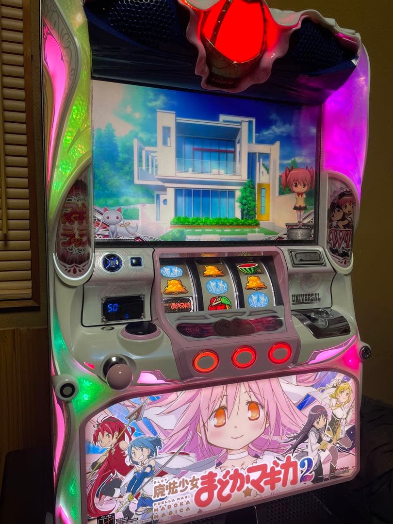 パチスロ　スロット　まどかマギカ2 不要機付　家庭用電源対応　まどマギ2