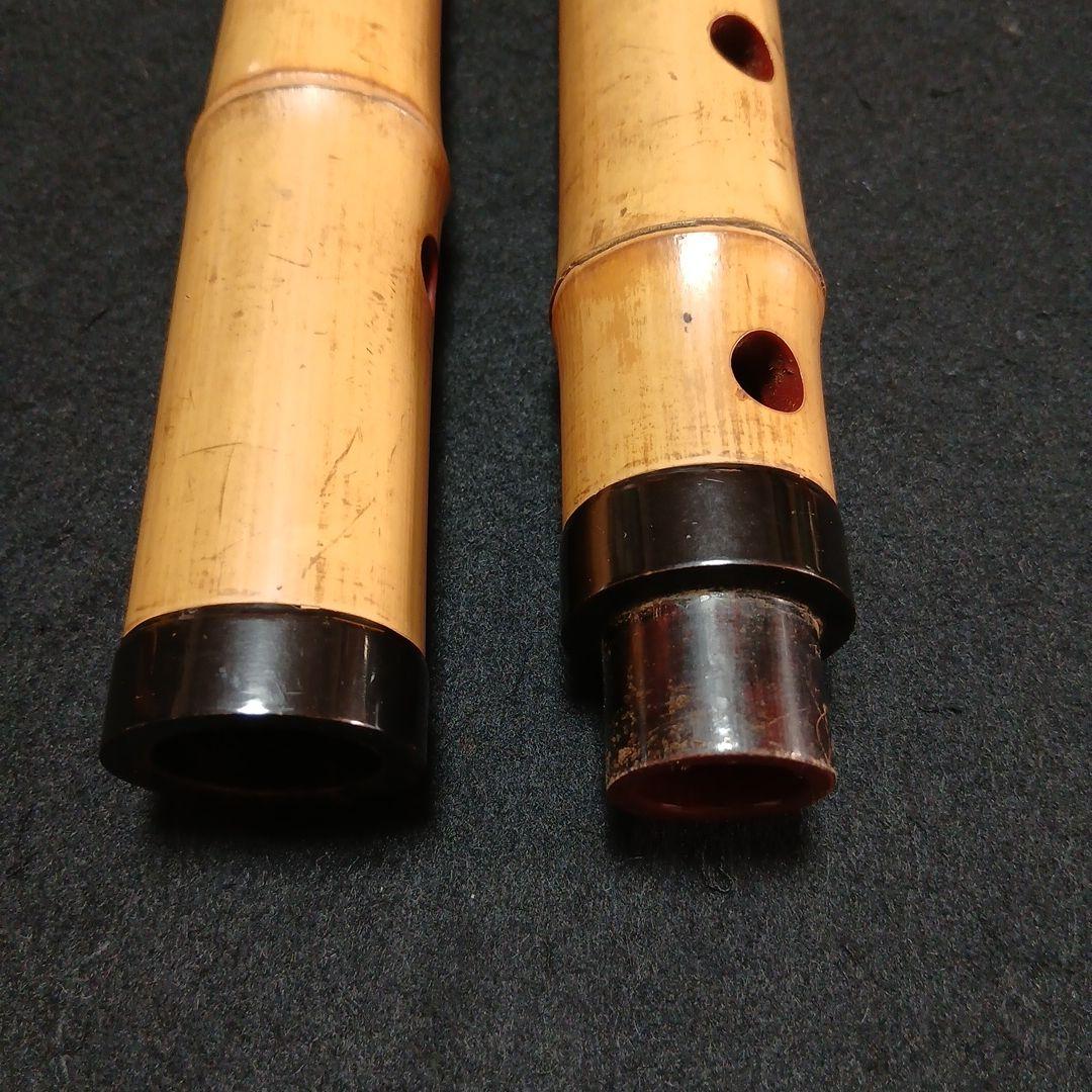 た*ん様 和楽器　尺八　本体 銘有　竹製 5穴　縦笛　和楽