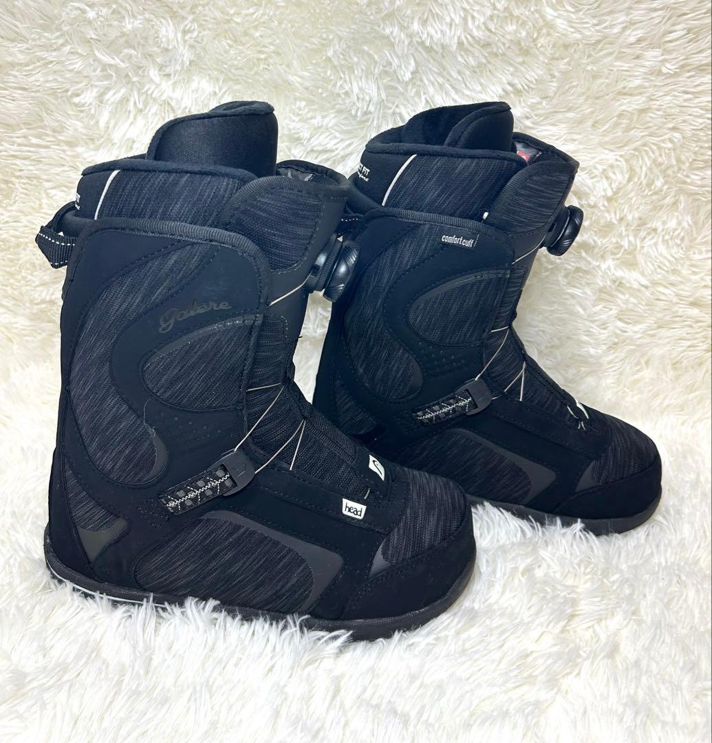 headヘッドBOAスノボスノーボードブーツブラッ23.5 パーフェクトフィット