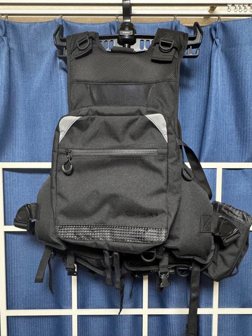 双進　RBB エクストリームタイドゲームベスト　フルブラック　美品