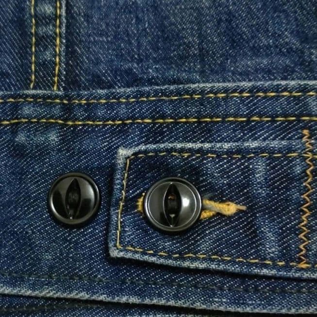 70s USA製 Lee 101-J デニムジャケット 四角黒タグ /サイズ36