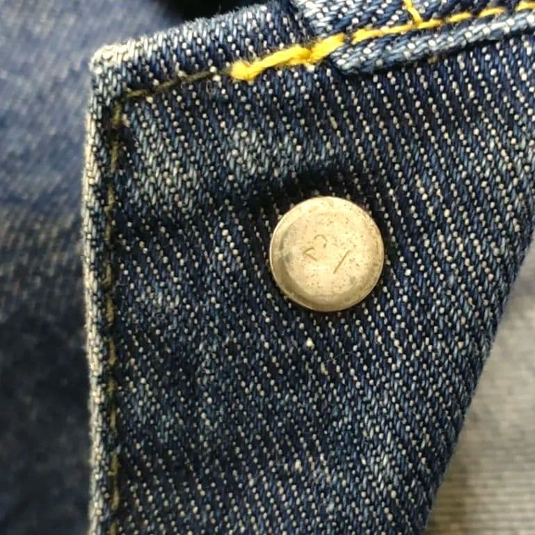 70s USA製 Lee 101-J デニムジャケット 四角黒タグ /サイズ36