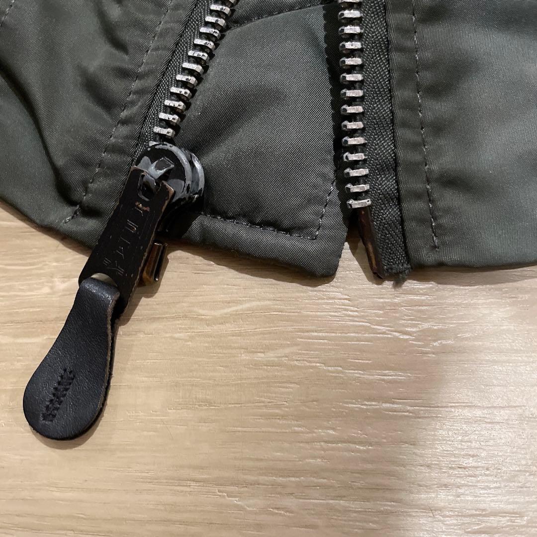 USA製　ALPHA グランドクルー　MA-1 フライトジャケット　カーキ　Ｍ