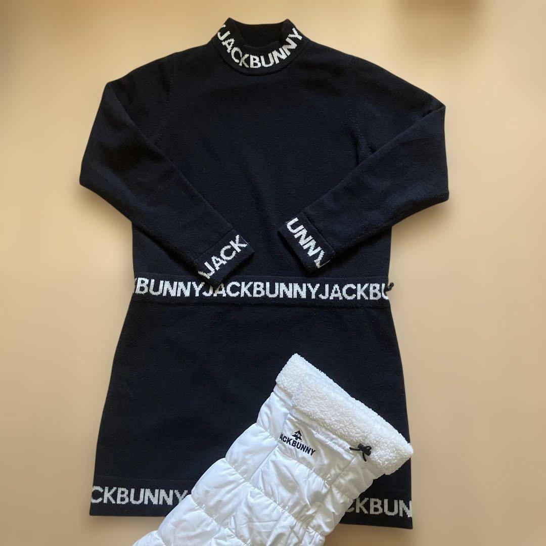 Jack Bunny! ニットワンピース サイズ2 ＋レッグウォーマー