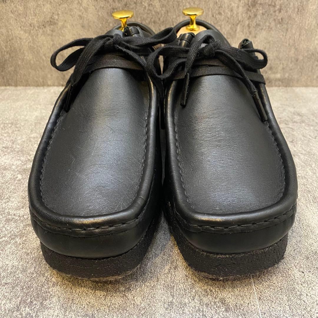 ✨極美品✨クラークス Clarks ワラビー オールレザー【25.5】ブラック