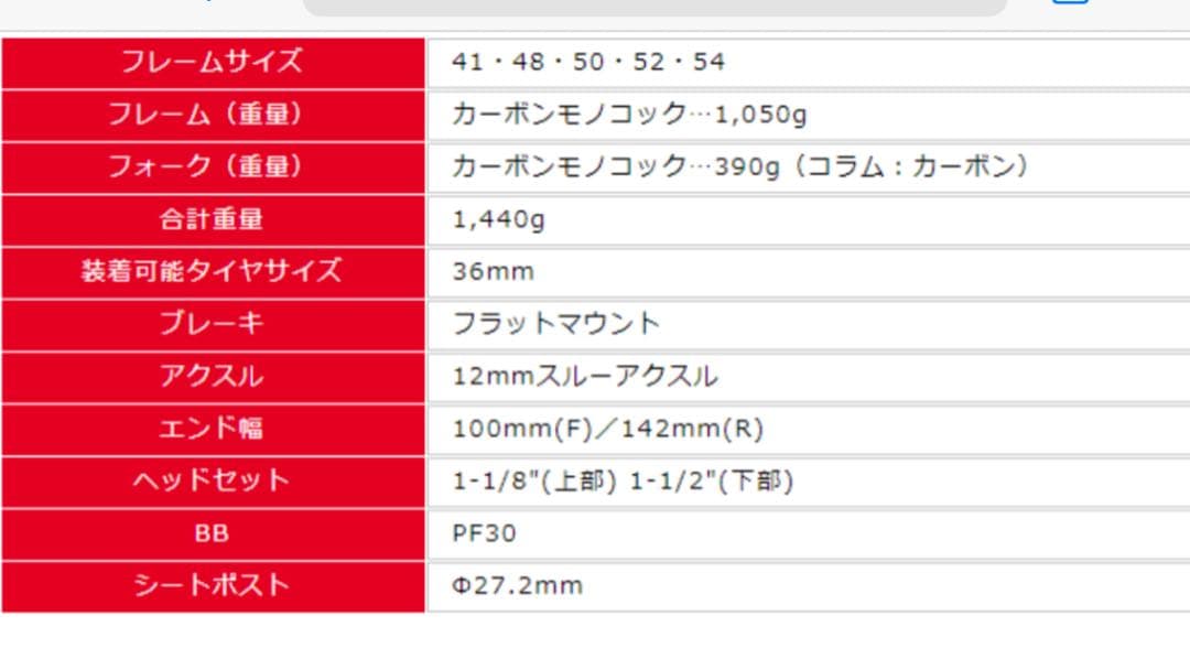 シクロクロス　エディメルクスエークロ70 52サイズ　カーボン製
