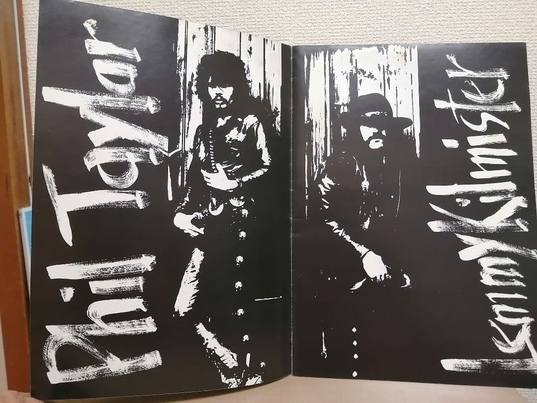 超希少 Motorhead Lemmy サイン入 初来日 公演パンフ
