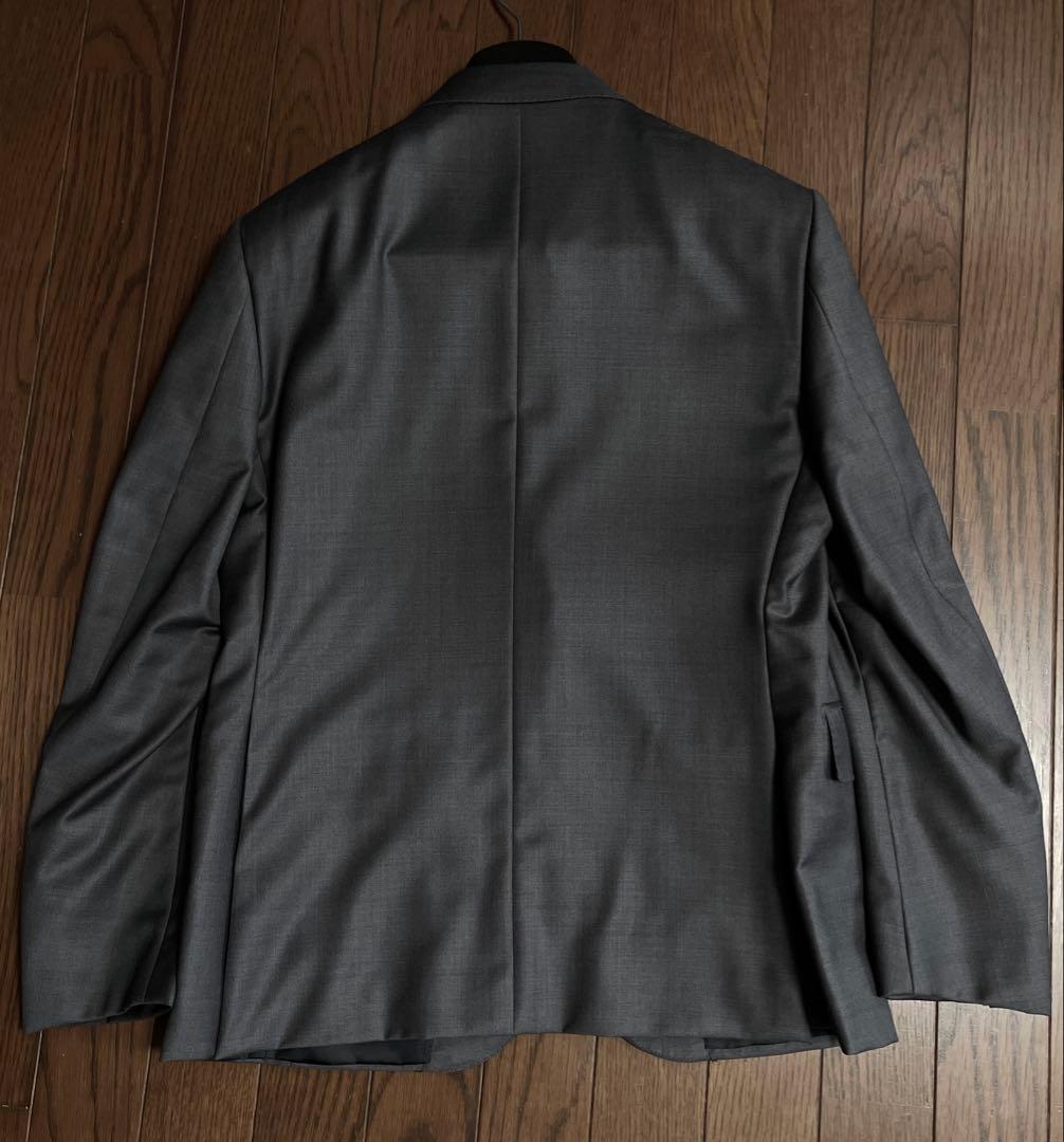 凄!!新品未使用■ZEGNA テーラードスーツ チャコールグレー