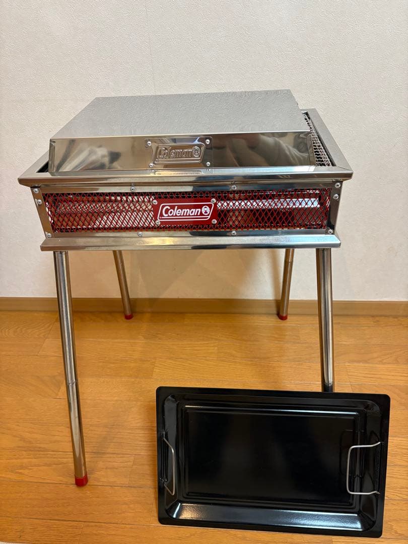 希少おまけ付き！ColemanクールスパイダーステンレスグリルBBQCOVER