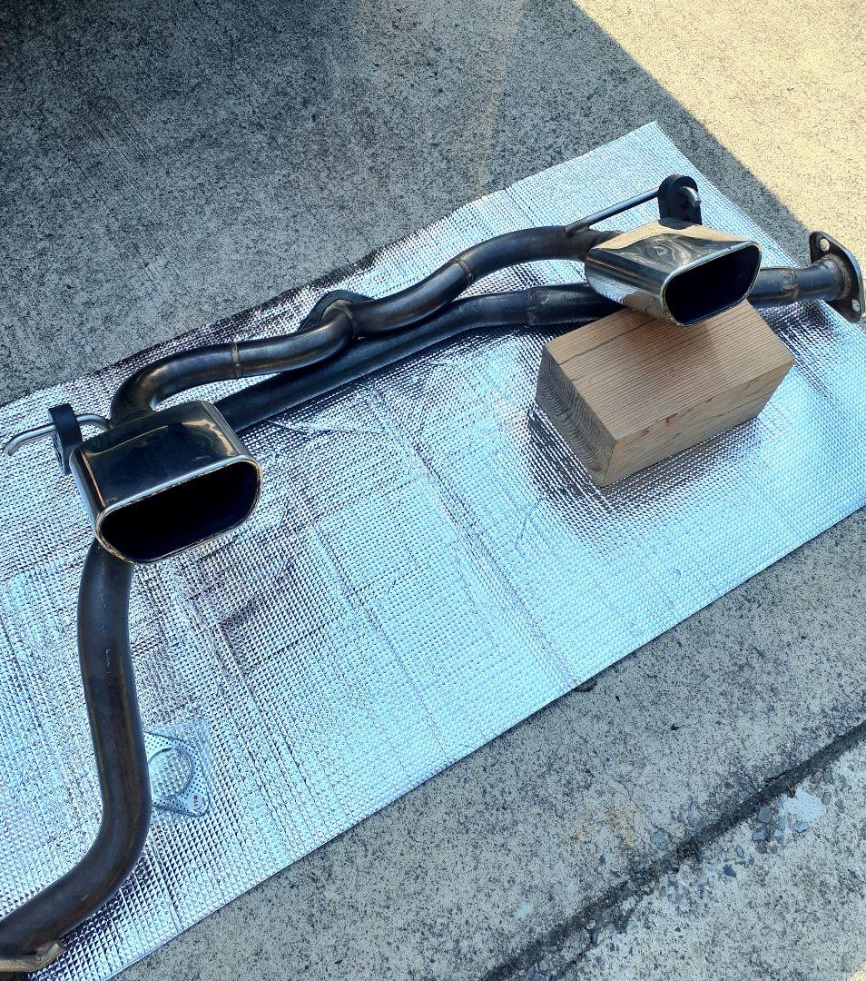 ■JB23 ジムニー☆左右2本出しマフラー☆ステンレス製☆美品☆送料サービス■