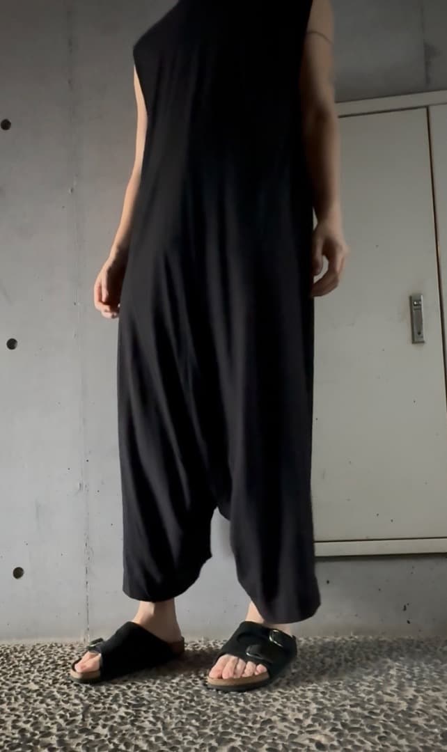 ユリウス 2024SS 修道士ジャンプスーツ 黒