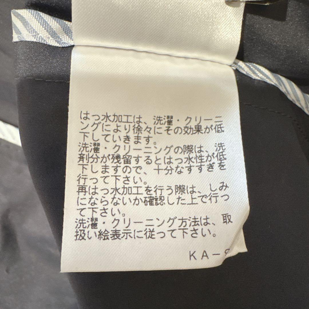 【 トゥービーシック 】 ティアードフリルタフタコート 濃紺 黒 46