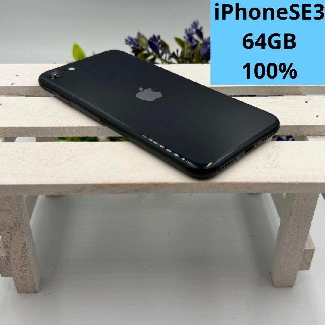 iPhone SE第3世代 64GB ミッドナイト 404