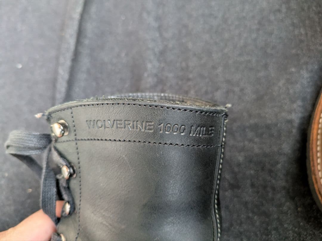 Wolverine　1000mile boots　ロガータイプ