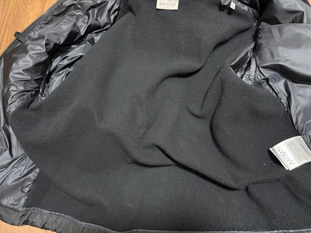 モンクレール ボアパーカー MAGLIA CARDIGAN Mサイズ 黒