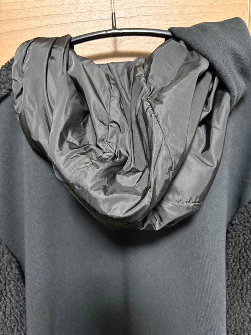 モンクレール ボアパーカー MAGLIA CARDIGAN Mサイズ 黒