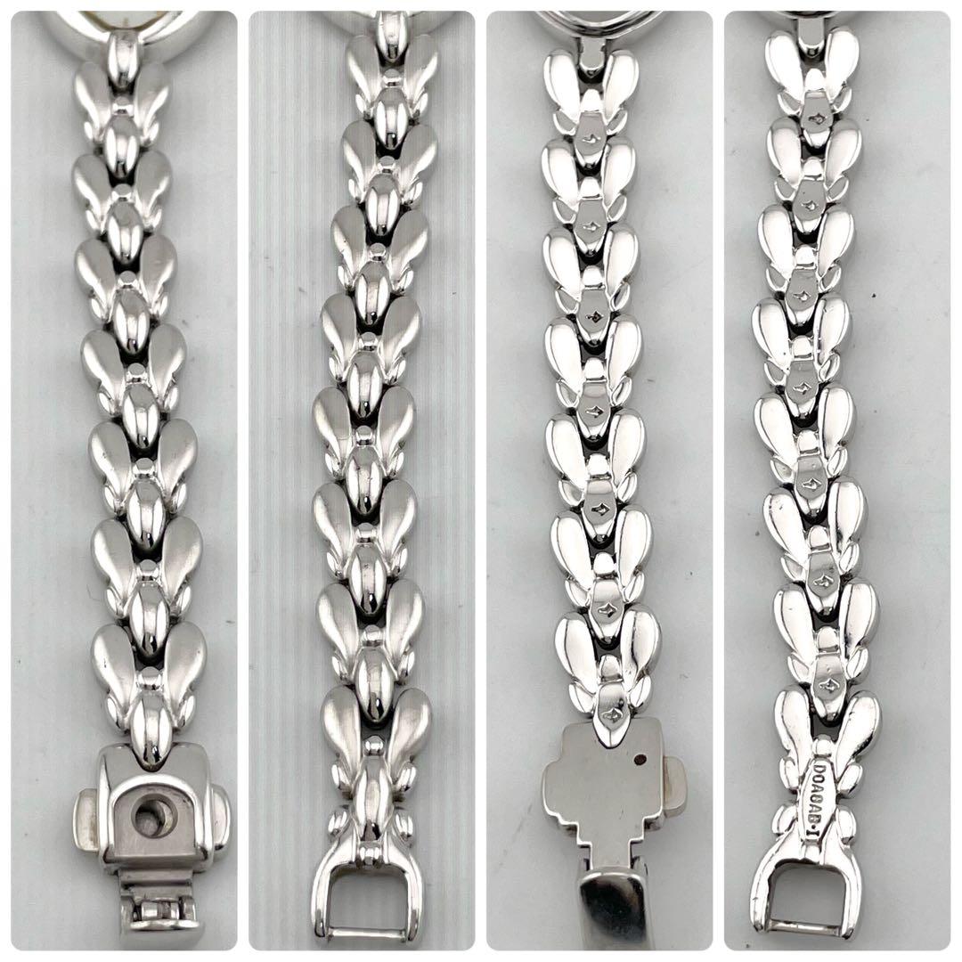 【稼働/新品電池】セイコー　エクセリーヌ　シェル文字盤　2P ダイヤ　腕時計