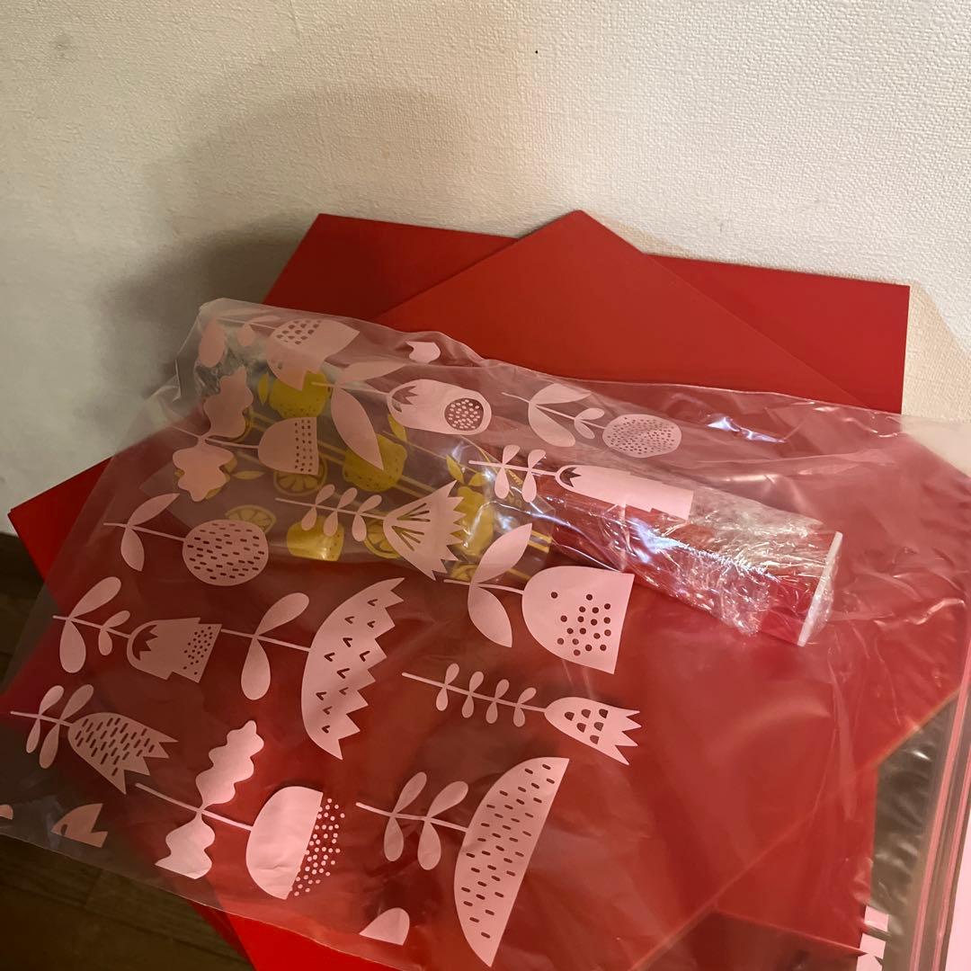 IKEA キャビネット LIXHULT リックスフルト 廃盤　　レッド　赤