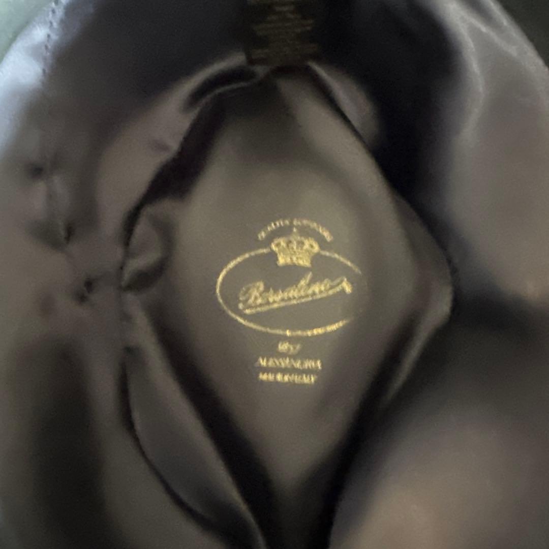 ボルサリーノ　ネイビー　ウール フェルトハット リボン　イタリア製　60cm