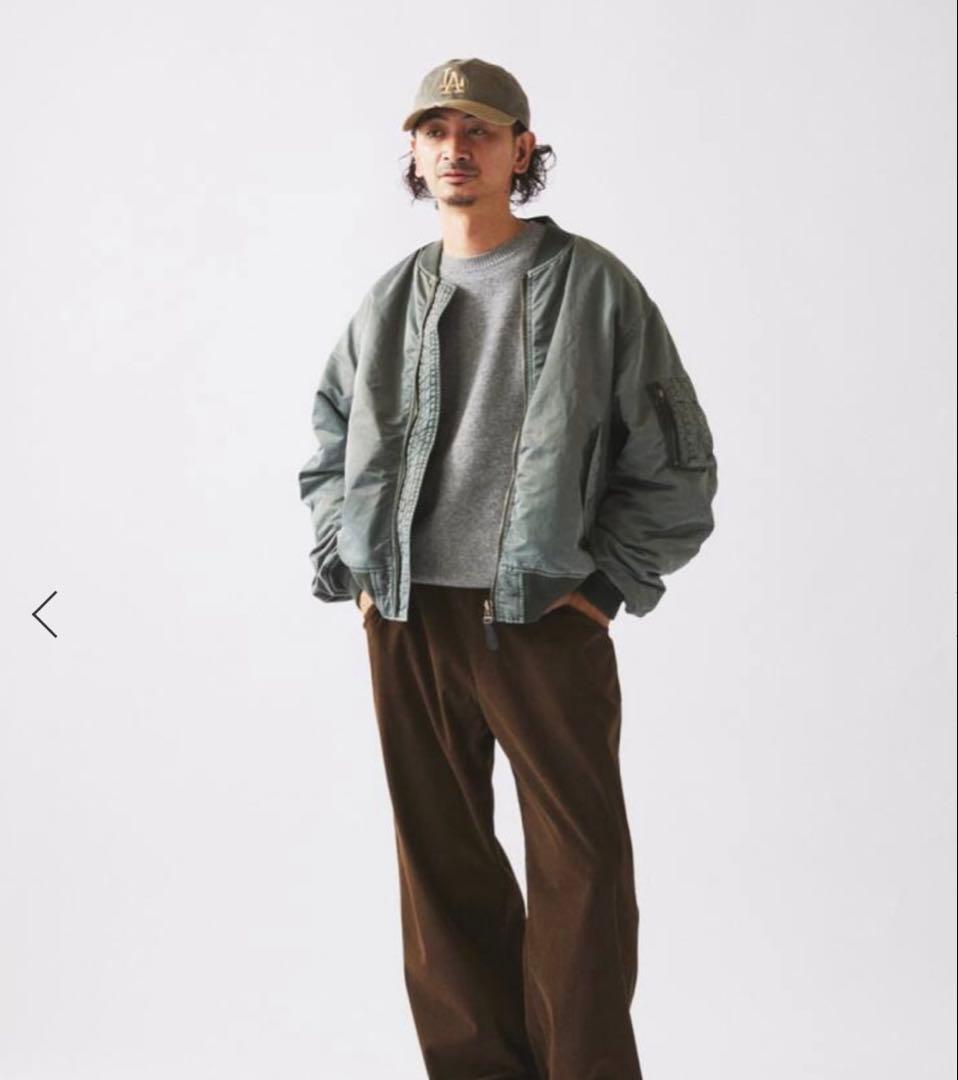 はなヒナ　完売品relume ガーメントダイ ボンバージャケット L