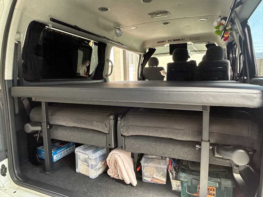 【美品】ハイエース ワゴン ベッドキット m flat 値段交渉可