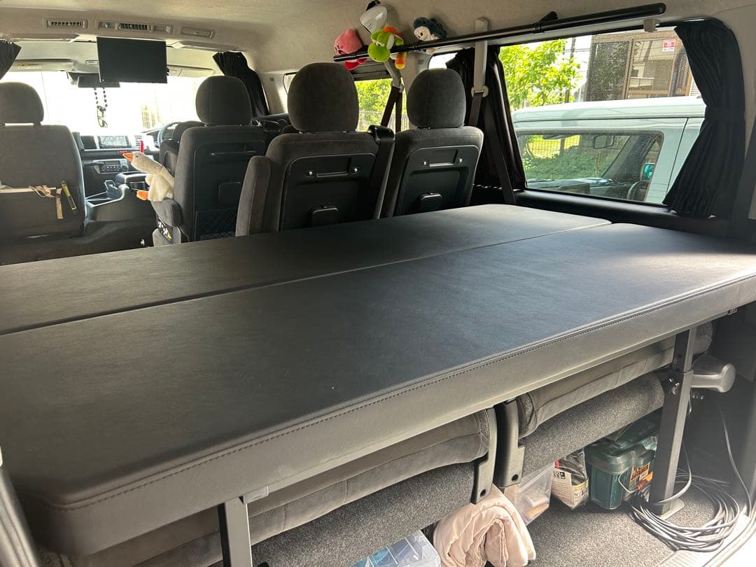 【美品】ハイエース ワゴン ベッドキット m flat 値段交渉可