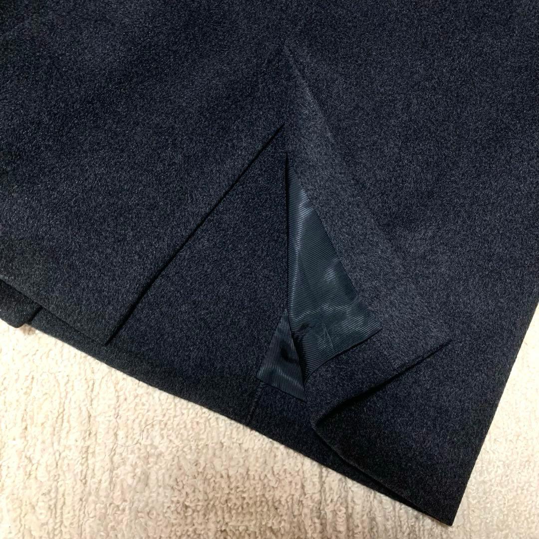 【美品】INDIVI V.A.I インディヴィ カシミヤ チェスターコート M