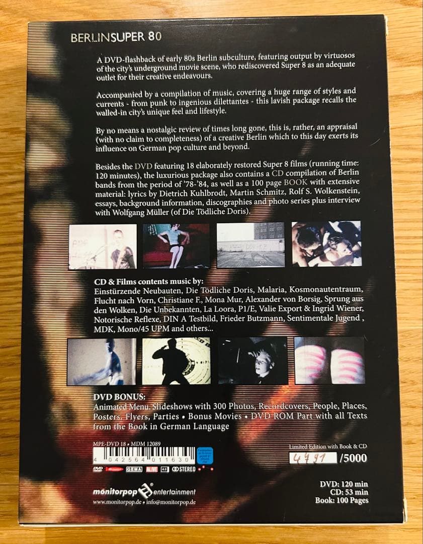 マスターピース！入手難★「BERLIN SUPER 80」 CD&DVD&写真集